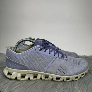 On Running Cloud X Size 10 Purple Lavender Athletic Sneakers